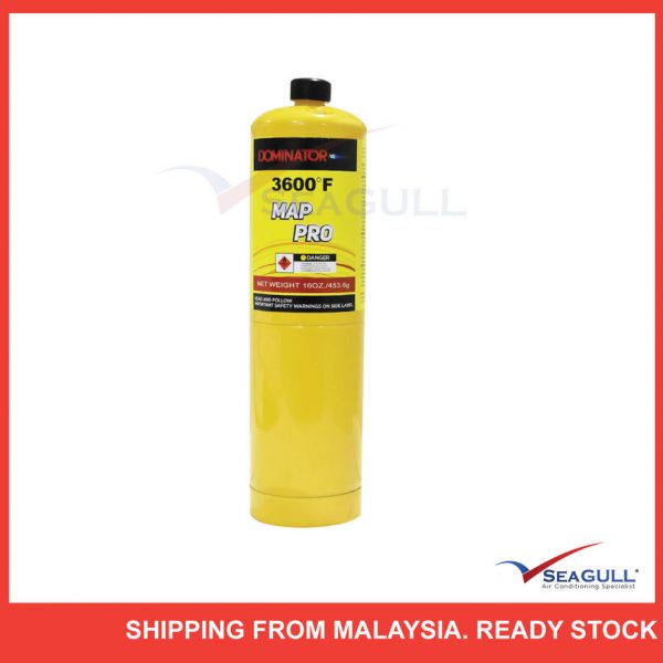 Dominator Mapp Gas Cylinder 16OZ/453.6G (MAP-PRO)