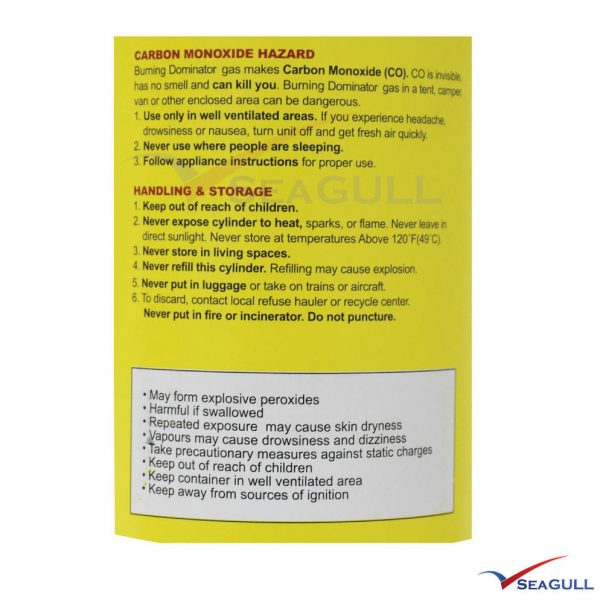Dominator Mapp Gas Cylinder 16OZ/453.6G (MAP-PRO) - Image 4