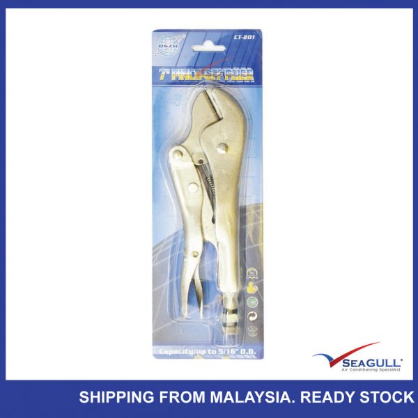 DSZH Heavy Duty Locking Plier / Pinch Off Plier 7”-180mm (CT-201)