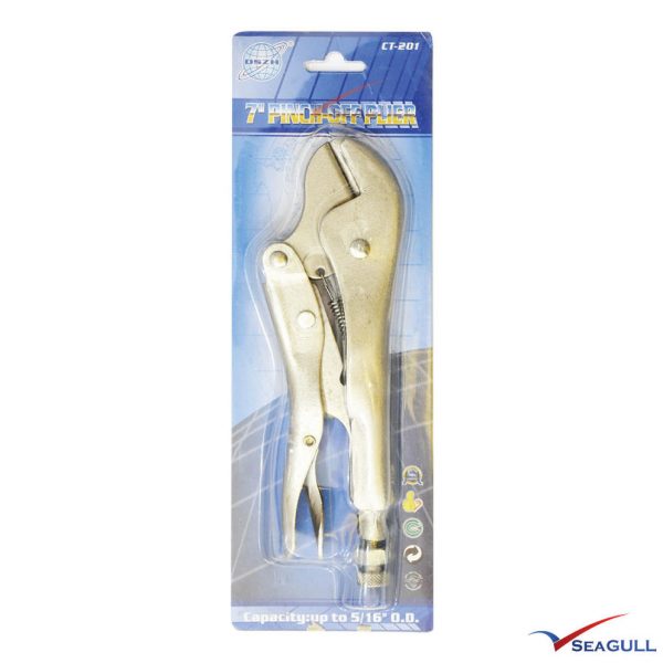 DSZH Heavy Duty Locking Plier / Pinch Off Plier 7”-180mm (CT-201) - Image 2