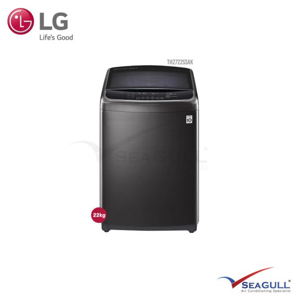 LG 22kg 6 Motion Inverter Direct Drive Top Load Washer With Steam Function