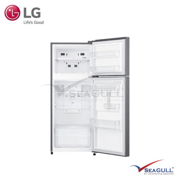 LG IEC Gross 205L Dark Graphite Steel Top Freezer With Smart Inverter Compressor - Image 2
