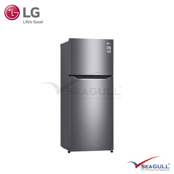 LG IEC Gross 205L Dark Graphite Steel Top Freezer With Smart Inverter Compressor - Image 3
