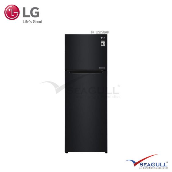 LG IEC Gross 225L Western Black Top Freezer With Inverter Compressor & Multi Air Flow
