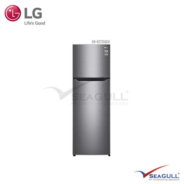 LG IEC Gross 272L Dark Graphite Steel Top Freezer With Inverter Compressor & Multi Air Flow