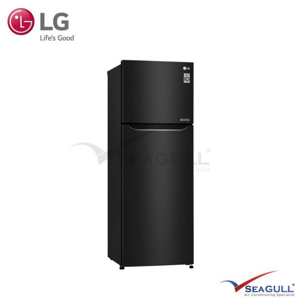 LG IEC Gross 333L Black Steel Top Freezer With Inverter Linear Compressor & Doorcooling+ - Image 3