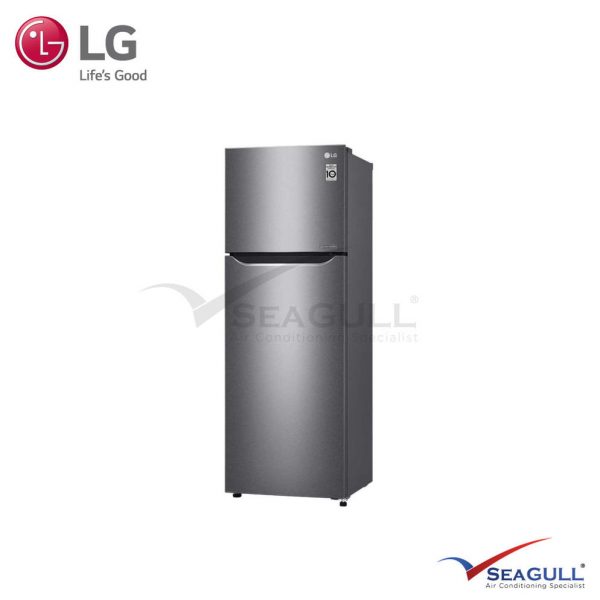 LG IEC Gross 333L Dark Graphite Steel Top Freezer With Inverter Compressor & Multi Air Flow - Image 3