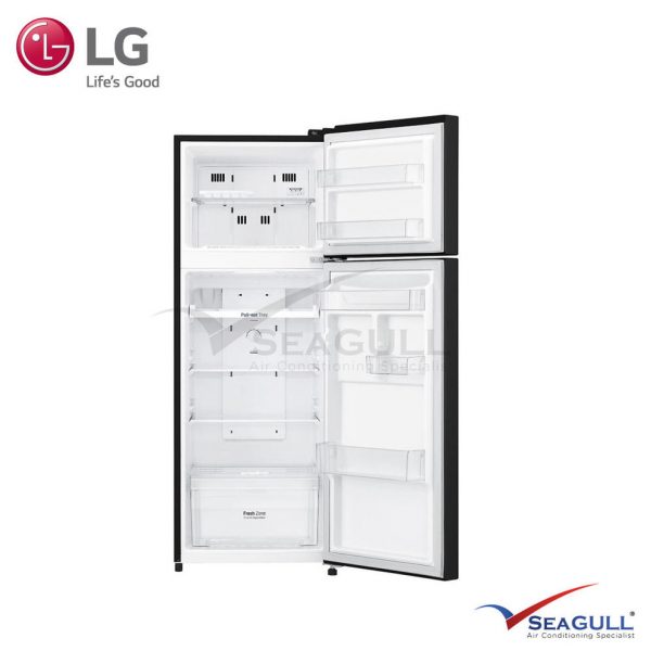 LG IEC Gross 333L Western Black Top Freezer With Inverter Compressor & Multi Air Flow - Image 2