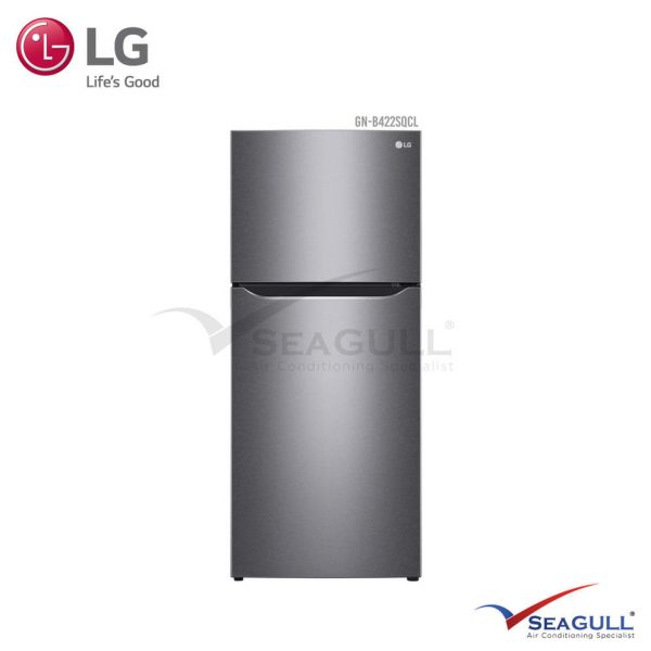 LG IEC Gross 427L Dark Graphite Steel Top Freezer With Inverter Compressor & Multi Air Flow
