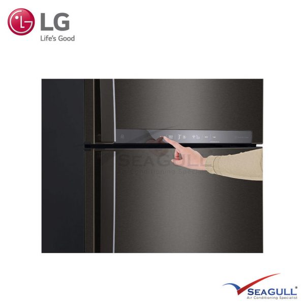 LG IEC Gross 437L Black Steele Top Freezer With Inverter Linear Compressor & Doorcooling+ - Image 3