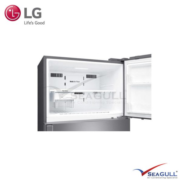 LG IEC Gross 516L Platinum Silver Top Freezer With Inverter Linear Compressor & Doorcooling+ - Image 3