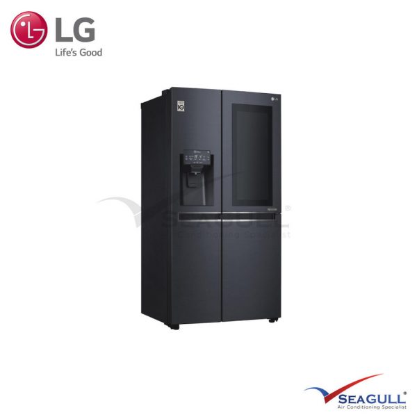 LG IEC Gross 668L Matte Black Side-By-Side Refrigerators With Inverter Linear Compressor & Instaview Door-In-Door® - Image 2