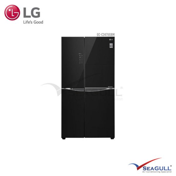 LG IEC Gross 675L Mega Capacity Side-by-side Refrigerator With Inverter Linear Compressor