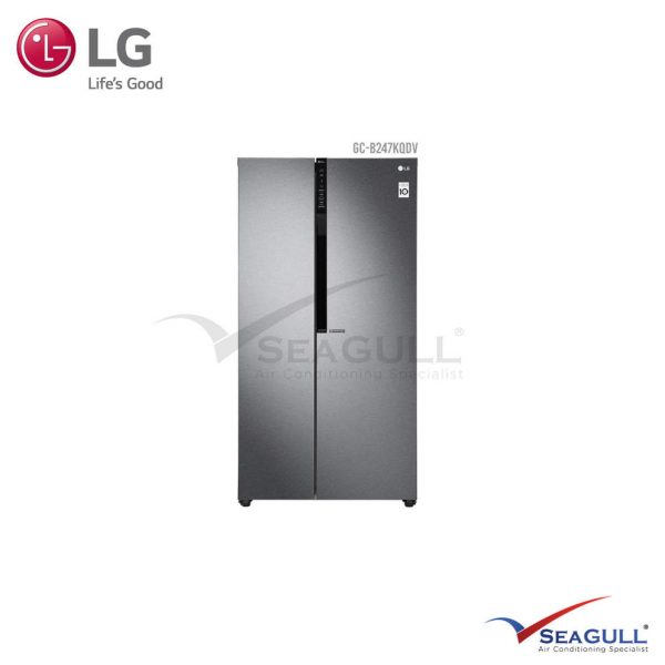 LG IEC Gross 680L Mega Capacity Side-By-Side Refrigerator