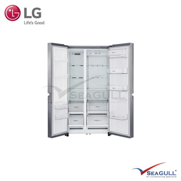 LG IEC Gross 687L Mega Capacity Side-By-Side Refrigerator - Image 2