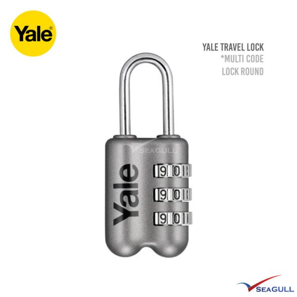 YALE Multi 3-Digit Code Travel Luggage Lock Travel Lock YP2/23/128 - Image 2