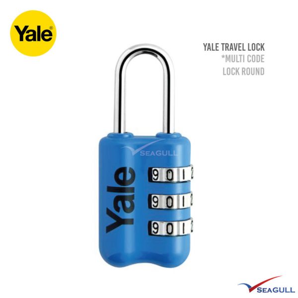 YALE Multi 3-Digit Code Travel Luggage Lock Travel Lock YP2/23/128 - Image 3