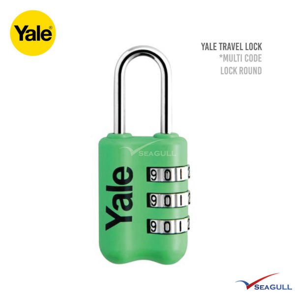 YALE Multi 3-Digit Code Travel Luggage Lock Travel Lock YP2/23/128 - Image 4