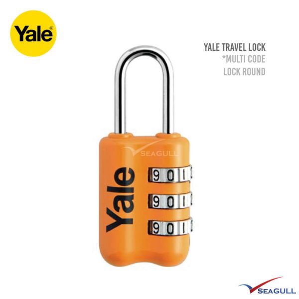 YALE Multi 3-Digit Code Travel Luggage Lock Travel Lock YP2/23/128 - Image 5