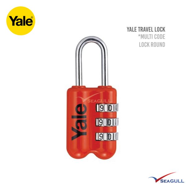 YALE Multi 3-Digit Code Travel Luggage Lock Travel Lock YP2/23/128 - Image 7