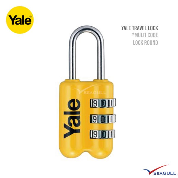 YALE Multi 3-Digit Code Travel Luggage Lock Travel Lock YP2/23/128 - Image 8