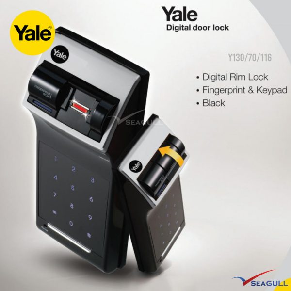 YALE YDR4110 Premium Biometric Fingerprint/ Keypad Digital Door Lock - Image 3