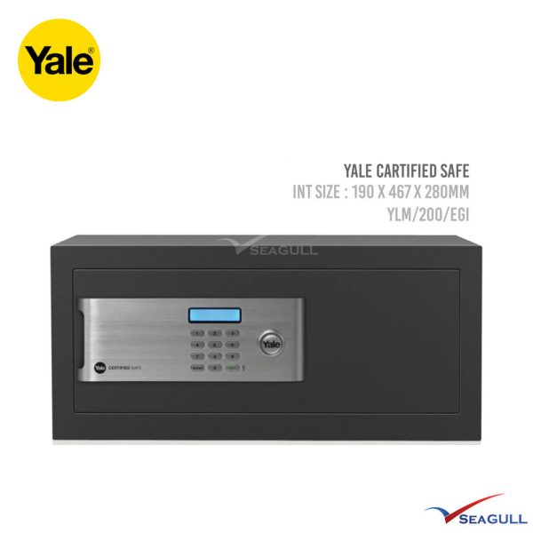 YALE YLM/200/EG1 Certified Digital Safe (Laptop)