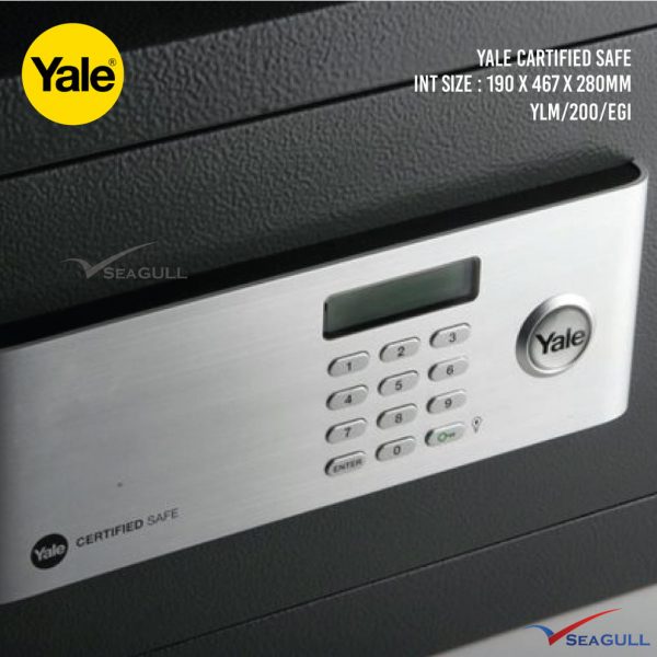 YALE YLM/200/EG1 Certified Digital Safe (Laptop) - Image 2
