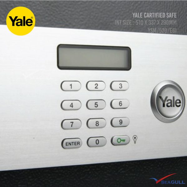 YALE YSM/520/EG1 Certified Digital Safe (Professional) - Image 2