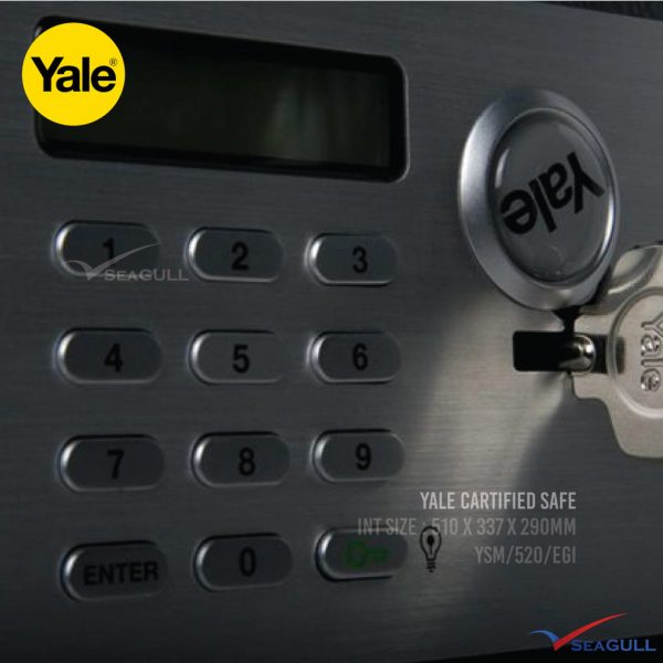 YALE YSM/520/EG1 Certified Digital Safe (Professional) - Image 3